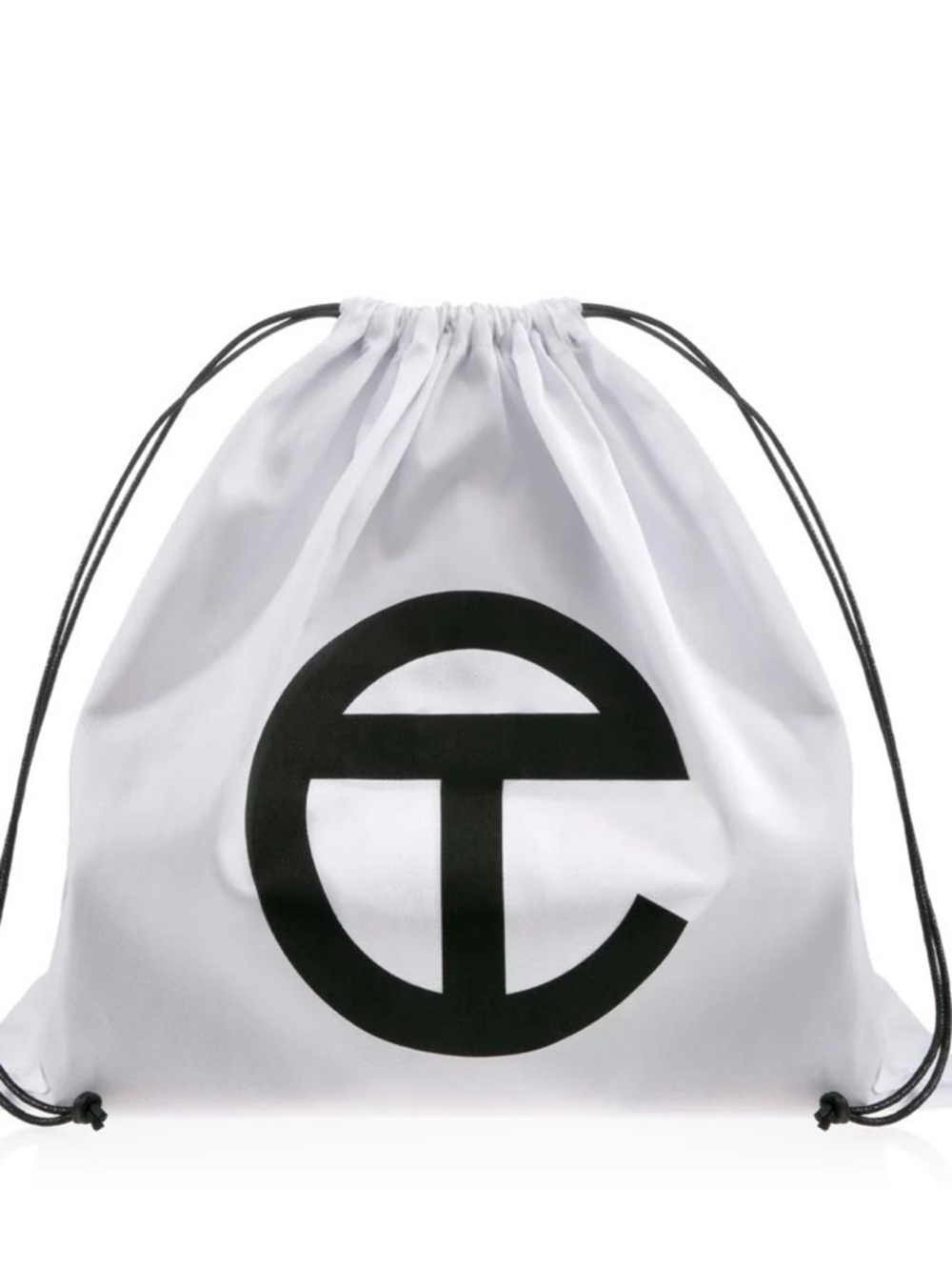 Telfar Orange Leather Shopping Tote with Debossed Logo - Picture 5 of 5
